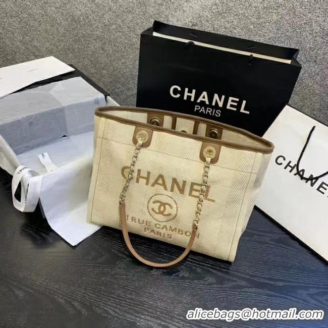 Best Grade Chanel Large Shoulder Bag A67001 Cream