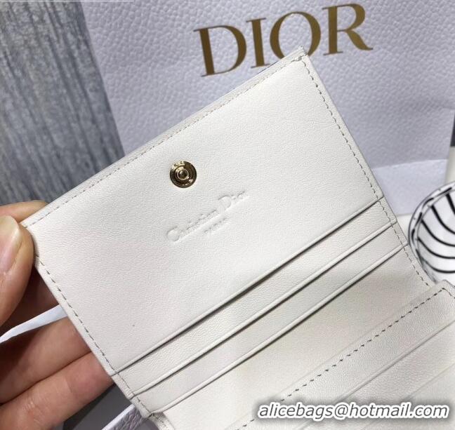 New Style Dior Short Wallet in KaléiDiorscopic Print Calfskin CD1329