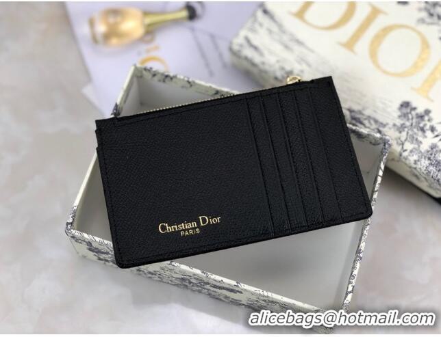 New Style Dior Diorama Calfskin Coin Purse Wallet CD2001 Black 2019