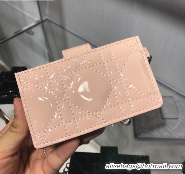 New Product Dior Lady Dior Cannage Lambskin Card Holder CD2652 Nude 2019