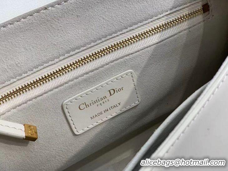 Best Price Dior SOFT CALFSKIN BAG medium C0317 white 