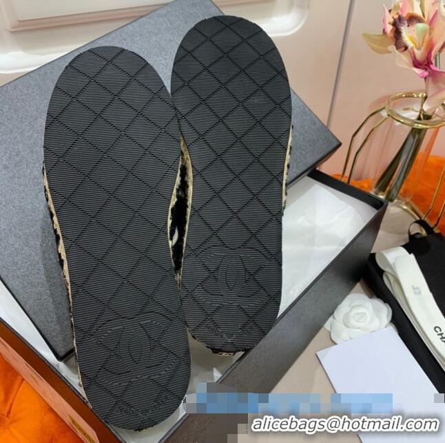 Unique Style Chanel Vintage CC Tweed Espadrilles C72501 Black 2020