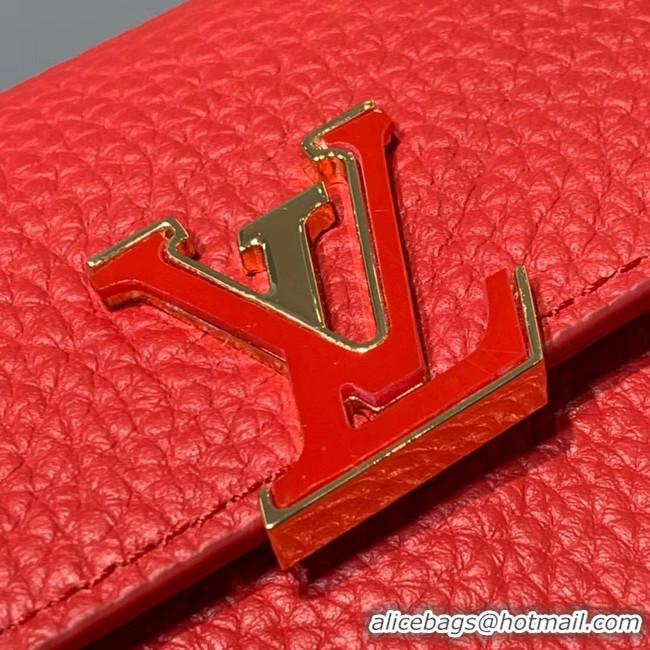 Grade Louis vuitton original CAPUCINES M68587 red