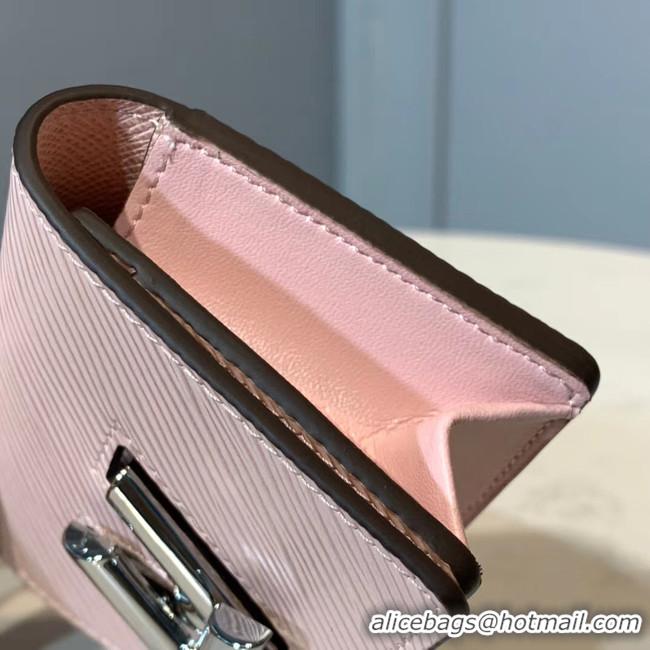 Good Product Louis vuitton original TWIST MULTICARTES card holder M68681 pink