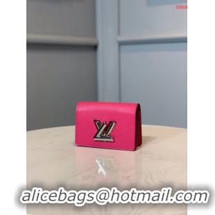 Top Quality Louis vuitton original TWIST MULTICARTES card holder M68681 rose