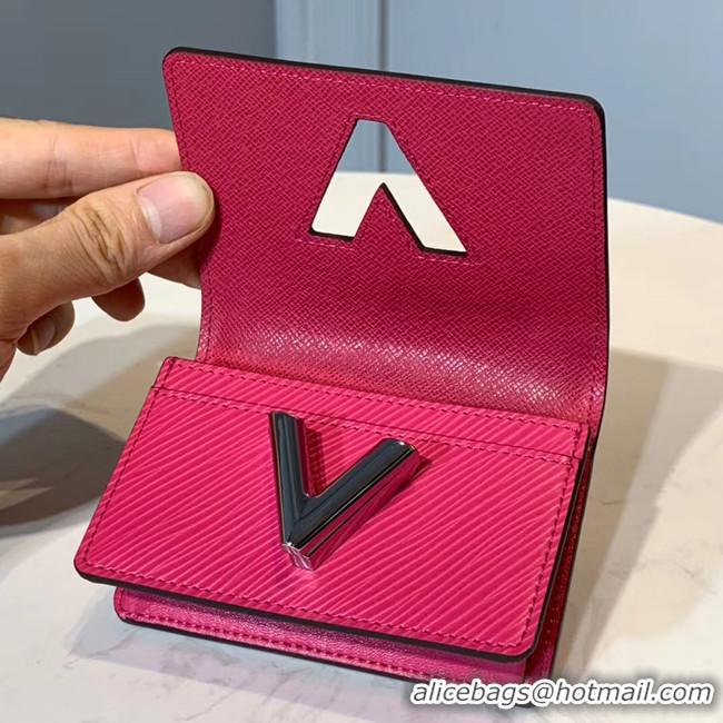 Top Quality Louis vuitton original TWIST MULTICARTES card holder M68681 rose