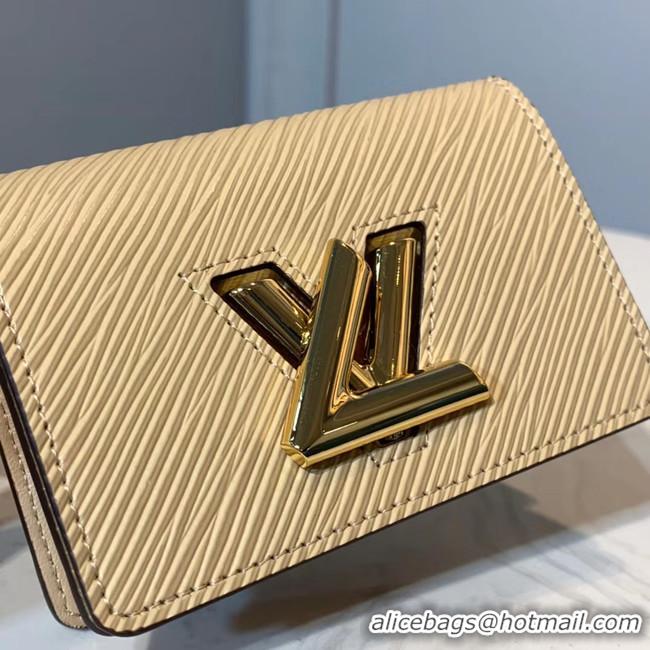 Best Quality Louis vuitton original TWIST MULTICARTES card holder M68681 beige