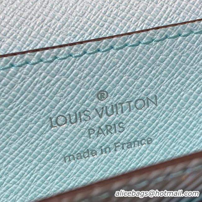 Best Price Louis vuitton original TWIST MULTICARTES card holder M68681 sky blue