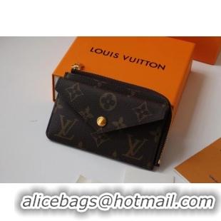 Trendy Design Louis vuitton Monogram Canvas original CARD HOLDER M60167 rose