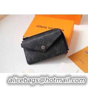 Affordable Price Louis vuitton original Monogram Eclipse CARD HOLDER M60167 black