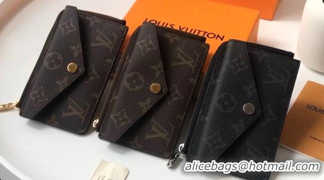 Affordable Price Louis vuitton original Monogram Eclipse CARD HOLDER M60167 black