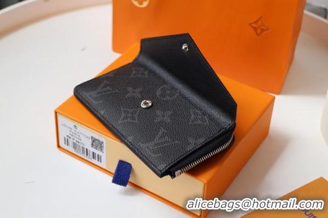 Affordable Price Louis vuitton original Monogram Eclipse CARD HOLDER M60167 black