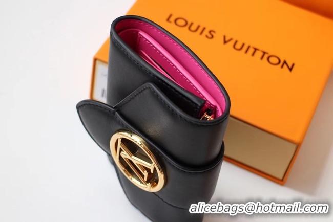 Classic Practical Louis Vuitton Original LV PONT 9 Wallet M69176 black