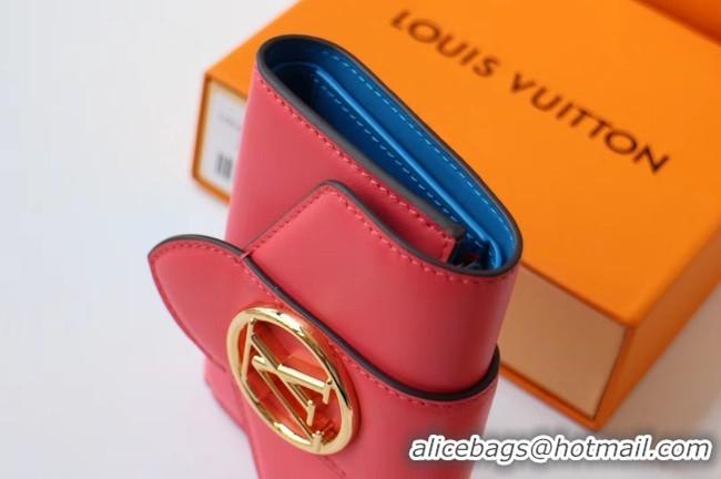 Cheap Design Louis Vuitton Original LV PONT 9 Wallet M69176 rose