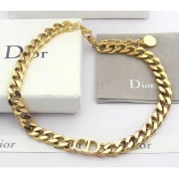 New Fashion Dior CD Chian Short Necklace 2061233 Gold 2020