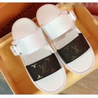 Wholesale Louis Vuitton SUNBATH Flat Mules Sandals 1A66XD Black 2020