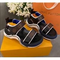 Buy AAAAA Louis Vuitton LV Archlight Contrasting Sporty Sandals LV2424 Blue 2020