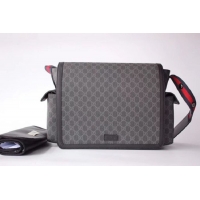 Top Quality Gucci GG Supreme Diaper Bag 495909 Black