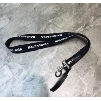 Inexpensive Balenciaga Canvas Strap With Logo B60436 Black 2020