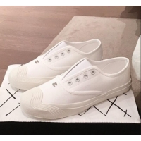 Good Quality Chanel Vintage Canvas Slip-on Sneakers C70608 White 2020