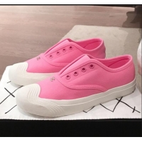 Cheapest Chanel Vintage Canvas Slip-on Sneakers C70608 Pink 2020