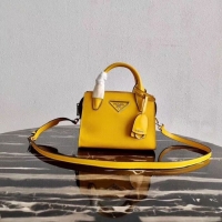 Sophisticated Prada Saffiano leather mini-bag 2BA269 yellow