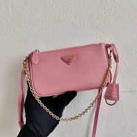 Original Cheap Prada Saffiano leather mini shoulder bag 2BH171 pink