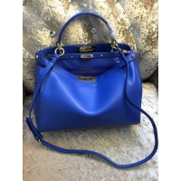 Top Design Fendi Peekaboo Bag Calfskin Leather 30340 Blue