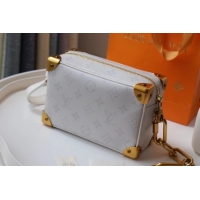 Best Luxury Louis Vuitton Original MINI SOFT TRUNK M68906 white