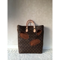 Discount Louis Vuitton Original Leather Monogram canvas BAG WITH HOLES REI KAWAKUBO M40279