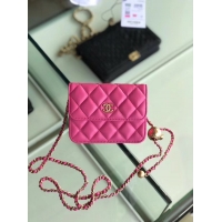 Classic Chanel Sheepskin Original Leather Pocket AP0146 rose