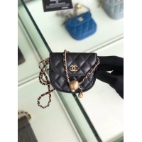 Fashion Chanel Sheepskin Original Leather Pocket AP1461 black