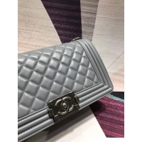 Hot Style CHANEL Le Boy Flap Bag A67086 Gray