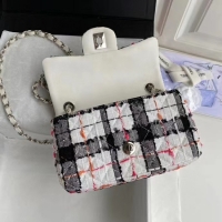 Modern Chanel Original mini flap bag A69900 White black pink orange