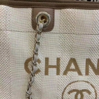 Best Grade Chanel Large Shoulder Bag A67001 Cream