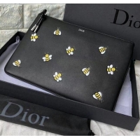 Newly Launched Dior Homme Men's Nylon Bees Pouch CD2472