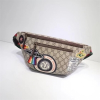 Practical Gucci Night Courrier soft GG Supreme Original Qaility belt bag 529711 brown