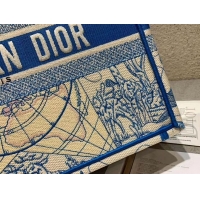 Crafted DIOR BOOK TOTE EMBROIDERED CANVAS BAG C1286-9