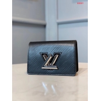 Charming Louis vuitton original TWIST MULTICARTES card holder M68681 black