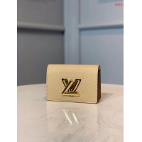 Best Quality Louis vuitton original TWIST MULTICARTES card holder M68681 beige