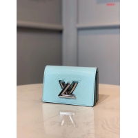 Best Price Louis vuitton original TWIST MULTICARTES card holder M68681 sky blue