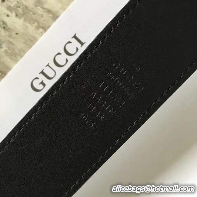 New Style Gucci Queen Margaret leather belt 499637 black