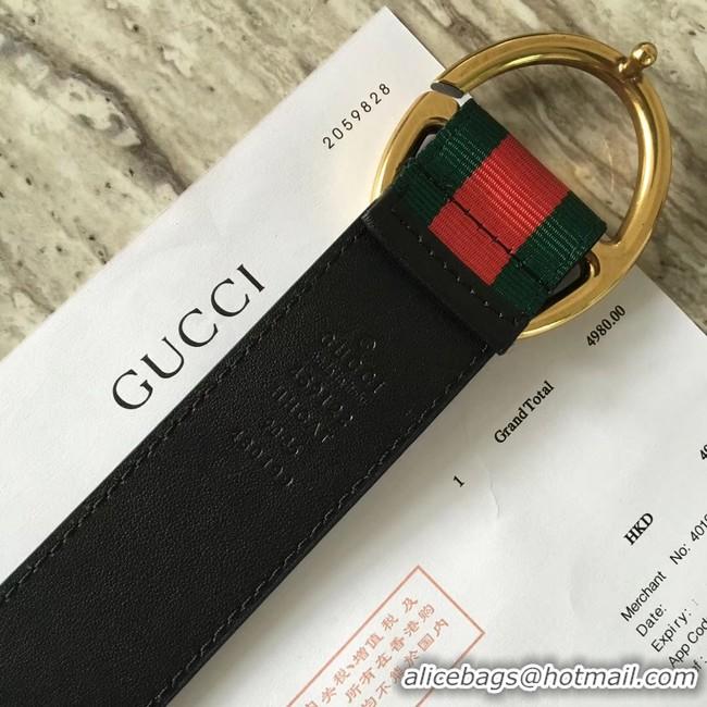 Charming Gucci Web belt G25511 Red & green