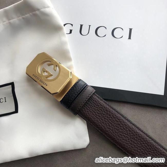 Best Grade Gucci Original Calf Leather 35MM 3306-2