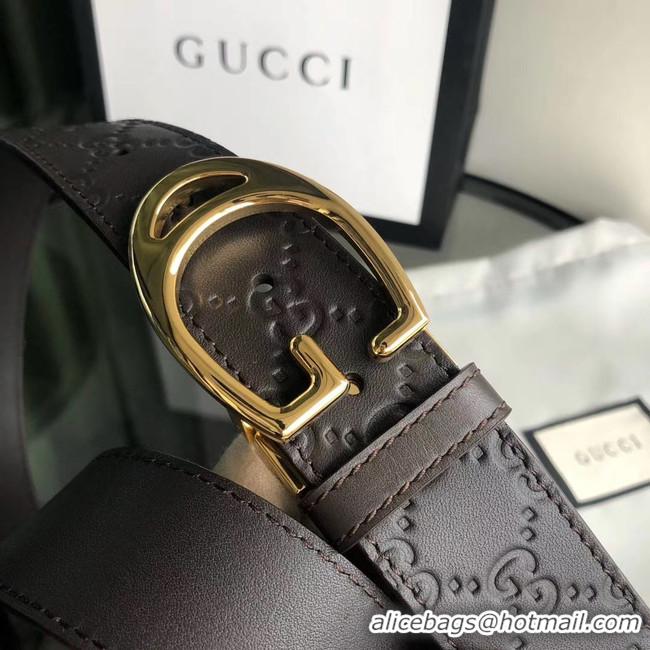 Comfortable Gucci Original Calf Leather 35MM 3306-7