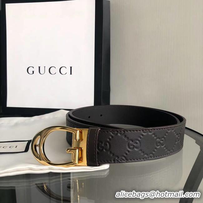 Comfortable Gucci Original Calf Leather 35MM 3306-7