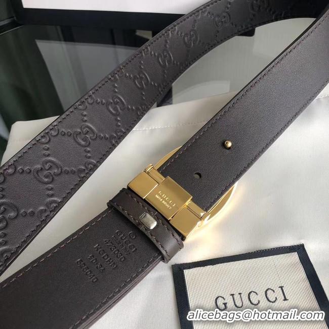 Comfortable Gucci Original Calf Leather 35MM 3306-7