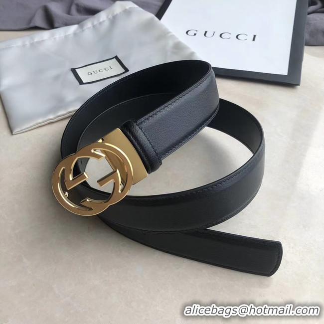 Discount Gucci Original Calf Leather 35MM 3306-9