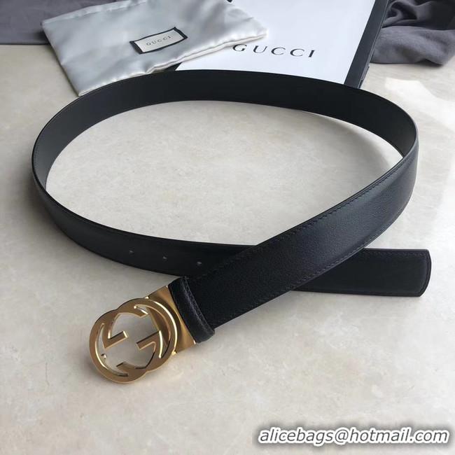 Discount Gucci Original Calf Leather 35MM 3306-9