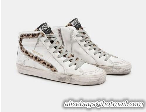 Grade Quality Golden Goose GGDB Slide Sneakers With Leopard Print Pony Skin Inserts GGBD20